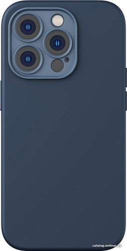 Чехол для телефона Baseus Liquid Silica Gel Magnetic Case для iPhone 14 Pro (синий)