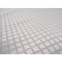 Скатерть Моготекс Рис.2304/010101 (200x150, белый ромб)