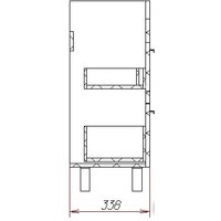  Cersanit Zebrano тумба для раковины Cersania 60 (Y-SU-ZEB-CE60)