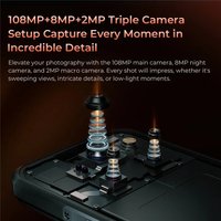 Телефон Oukitel WP55 12GB/256GB (черный/серебристый)