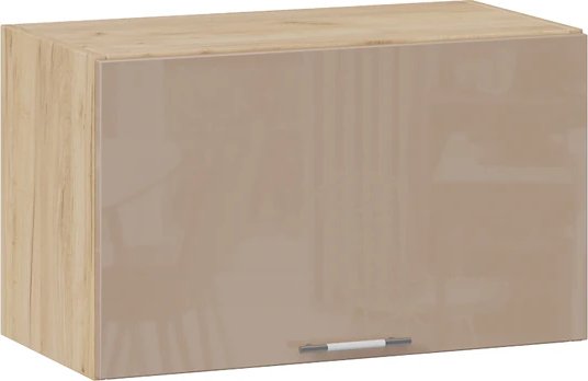 

Шкаф навесной Трия Весна 1В8Г с одной откидной дверью (дуб крафт золотой/кофе с молоком)