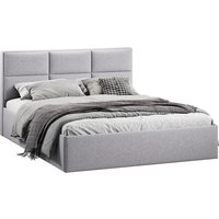 Кровать Трия Стелла Тип 1 180x200 (микровелюр Wellmart Silver) в Лиде