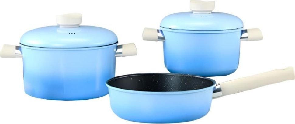 

Набор кастрюль FeisiLang FL-M005 (голубой)