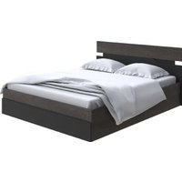 Кровать PROxSON Milton с ПМ 160x190 (дуб кантербери/черный)