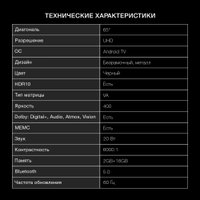 Телевизор Hyundai H-LED65BU7009 в Могилеве