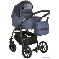 Универсальная коляска Pituso Nino (2 в 1, 3005 midnight/metalic blue)