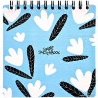 Альбом для рисования Be Smart Simple Белые цветы N2601 (40 л)