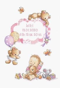 

Набор для вышивания Letistitch Это девочка!