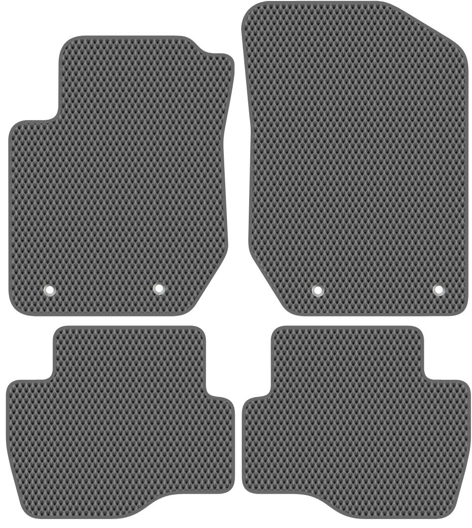 

Комплект ковриков для авто Alicosta Geely LC Cross GX 2 I (хэтчбек 5 дв) 2011 - Н.В. (серый, ромб)