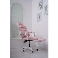 Игровое (геймерское) кресло Calviano 1584 (ткань, розовый)