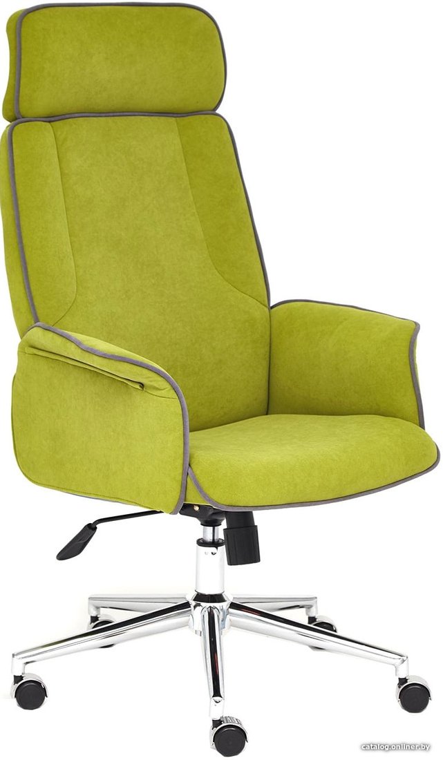 Офисное кресло TetChair Charm (флок, олива)