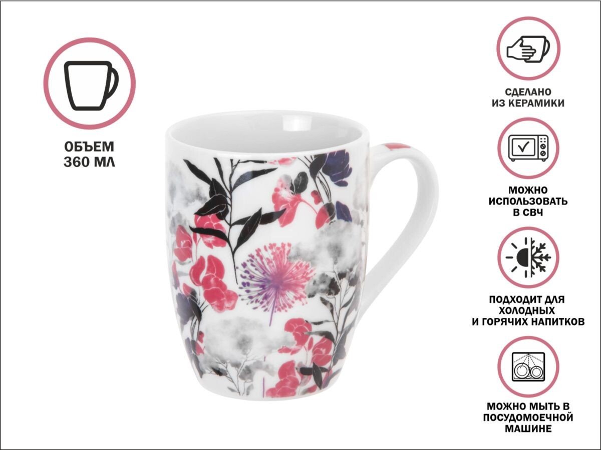 

Кружка Perfecto Linea Flora-3 30-063633