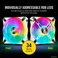 Набор вентиляторов Corsair iCUE QL140 RGB White Dual Pack CO-9050106-WW