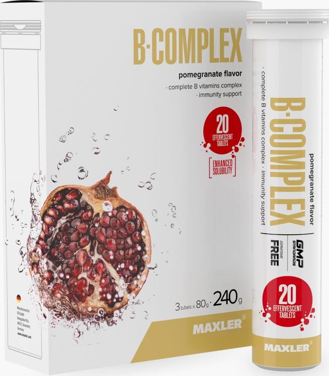 Витамин Maxler B-Complex (3x20 шипучих таблеток)