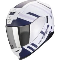Мотошлем Scorpion Exo Exo-520 Evo Air Banshee (р. S, белый матовый/синий/фиолетовый)