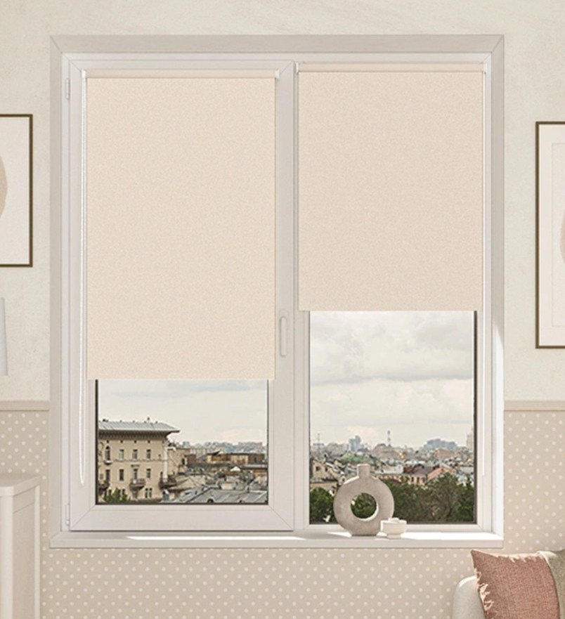

Рулонные шторы Legrand Блэкаут Болид 90x175 58127468 (крем)