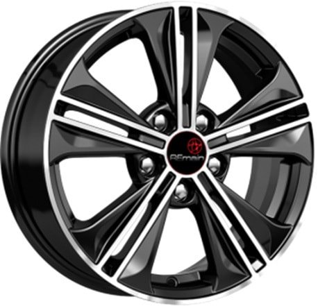Литые диски Remain R106 16x6 5x114.3мм DIA 67.1мм ET 43мм Алмаз черный