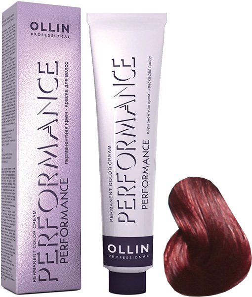 

Крем-краска для волос Ollin Professional Performance 6/5 темно-русый махагоновый
