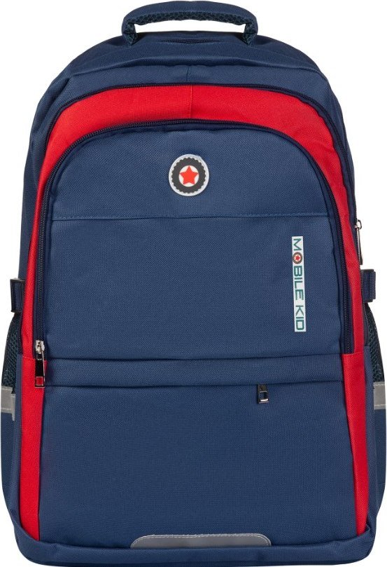 

Школьный рюкзак Mobile Kid Style SBP300 (красный/синий)