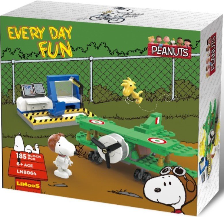 

Конструктор Miniso Snoopy Collection 6372 Самолет FA