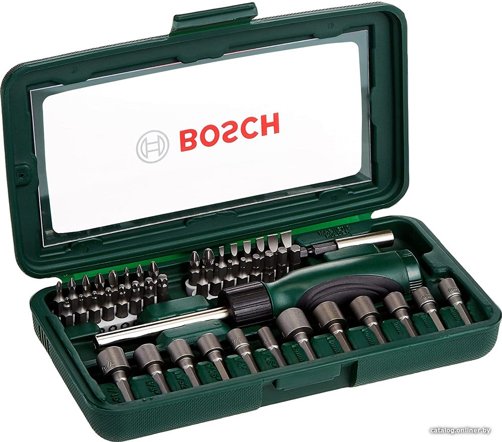 Набор отвертка с битами Bosch 2607019504 46 предметов