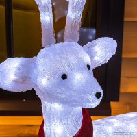 2D-фигура Neon-Night Северный олень 49х18х85 см 513-285 (белый)