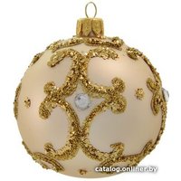 Елочная игрушка Орбитал Д-3 (слоновая кость) 200-009-2