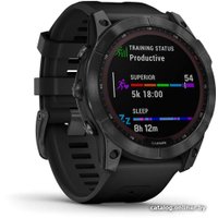 Умные часы Garmin Fenix 7X Solar (сланцево-серый/черный)