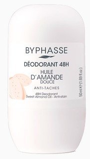 

Дезодорант шариковый Byphasse Almond Oil 48H с миндальным маслом (50 мл)