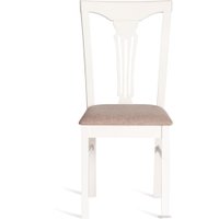 Стул TetChair Hermes 43x49x94 (дерево гевея/Ivory White/ткань серый)