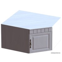 Антресоль Мебельград Прованс угловой (бодега белая-патина премиум)