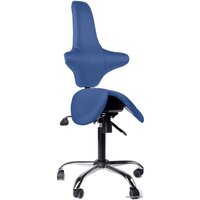 Офисное кресло Gravitonus EZSolo Back (хром, синий)