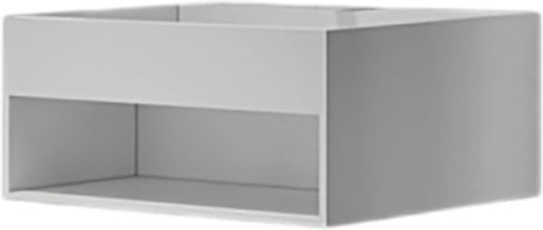 Abber Тумба с умывальником Stein AS2645-0.6 (подвесной, белый матовый)