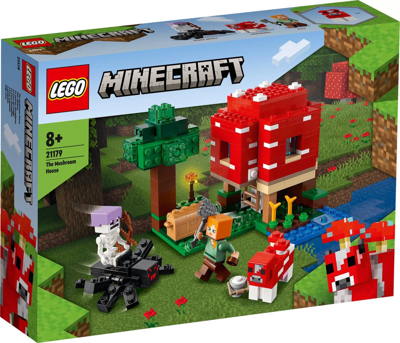 

Конструктор LEGO Minecraft 21179 Грибной дом