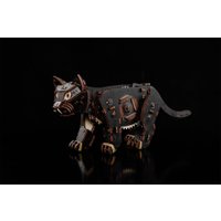 Сборная модель Eco-Wood-Art Котенок (черный)