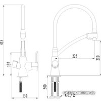 Смеситель Lemark Comfort LM3070C (зеленый)