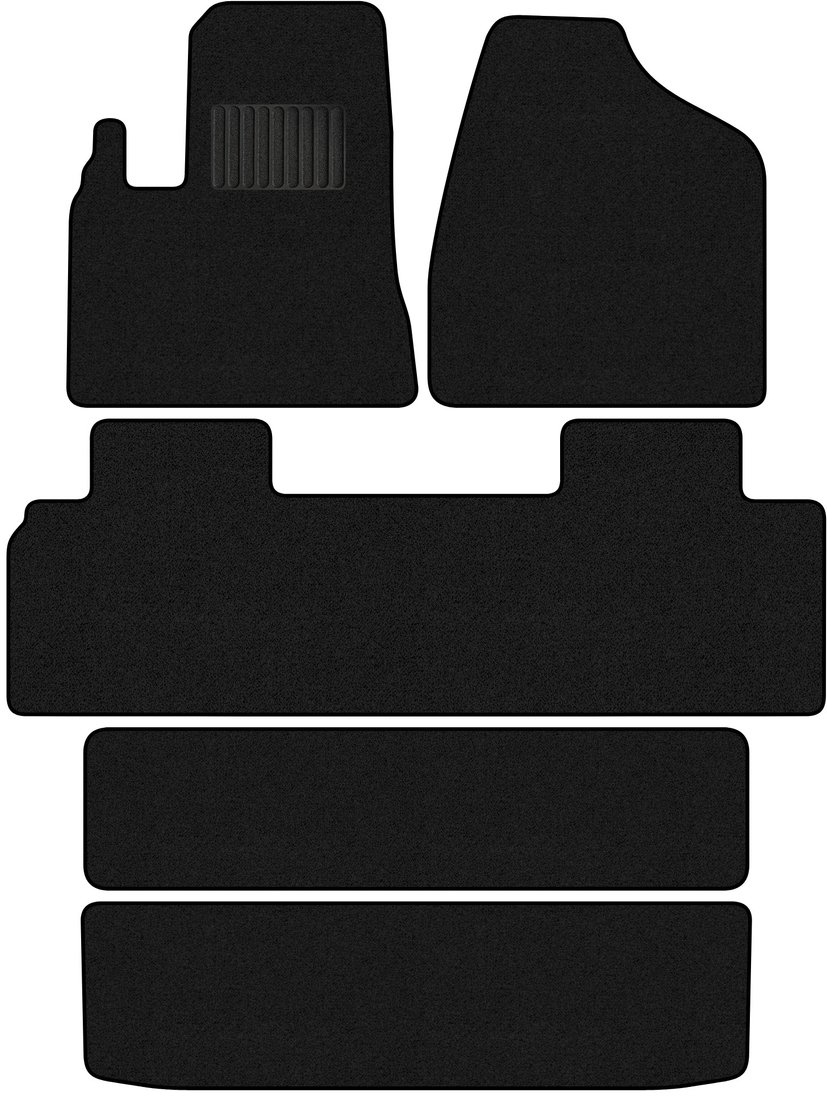 

Комплект ковриков для авто Alicosta Kia Carnival II (минивэн / VQ) +3/+4 ряд 2005 - 2010 (ворс)