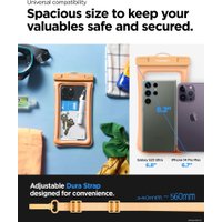 Чехол для телефона Spigen A610 Universal Waterproof Float ACS06011 (оранжевый)