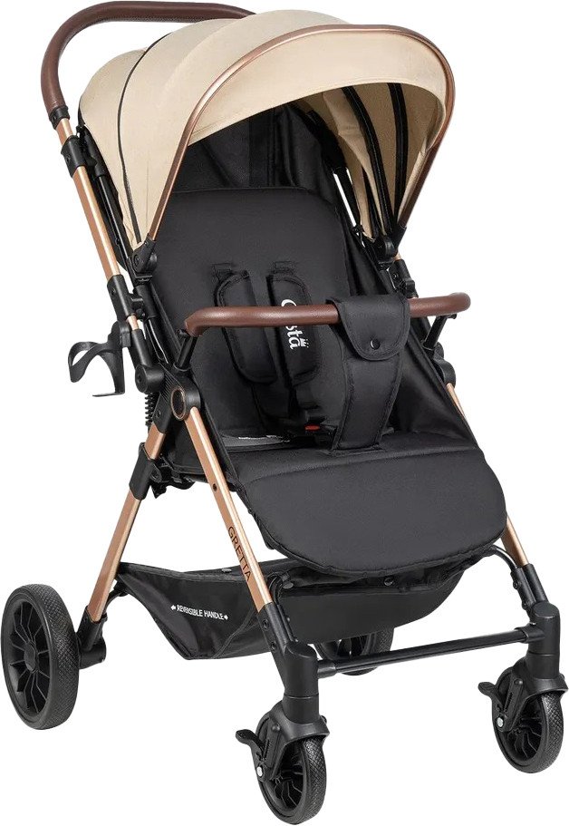 

Коляска прогулочная «книга» Costa Gretta CG-06G (кремовый/золото)