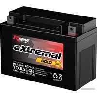 Мотоциклетный аккумулятор RDrive eXtremal Gold YTX6.5L-GEL (6.5 А·ч)