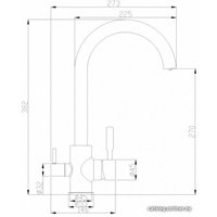 Смеситель ZorG SH 713 (хром)