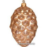 Елочная игрушка Орбитал Шишка сосновая 200-035-2 (бежевый)