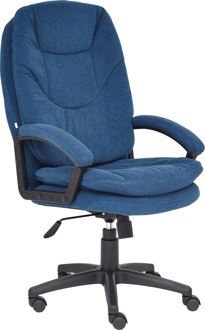 

Офисное кресло TetChair Comfort LT флок (синий)