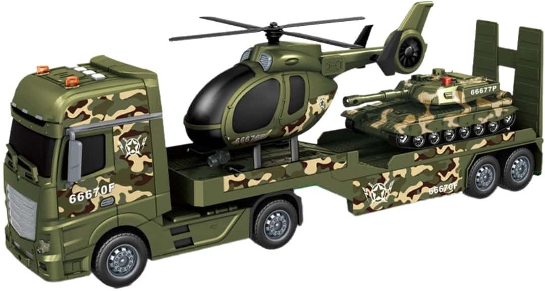 

Автовоз Givito Милитари. Военный транспортер G235-479
