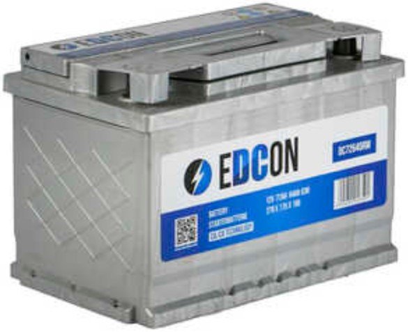 

Автомобильный аккумулятор EDCON DC72640RM (72 А·ч)