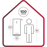 Накопительный электрический водонагреватель Ariston Velis Lux Abse Dry Wifi 100