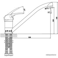 Смеситель Gross Aqua Basic 3210257C-G0110