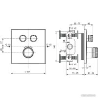 Душевая система  Ideal Standard Ceratherm Navigo A7773AA