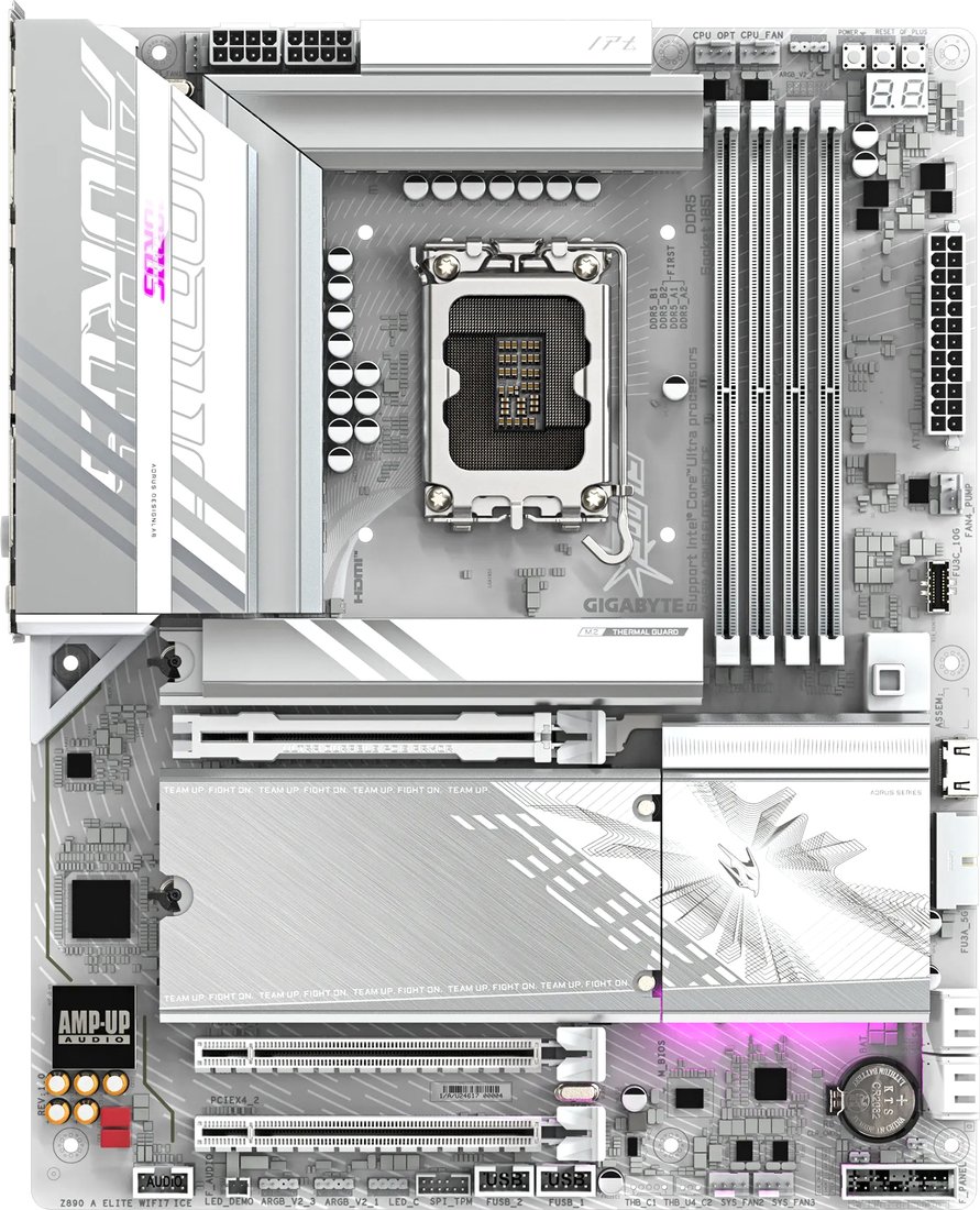 

Материнская плата Gigabyte Z890 Aorus Elite WiFi7 Ice