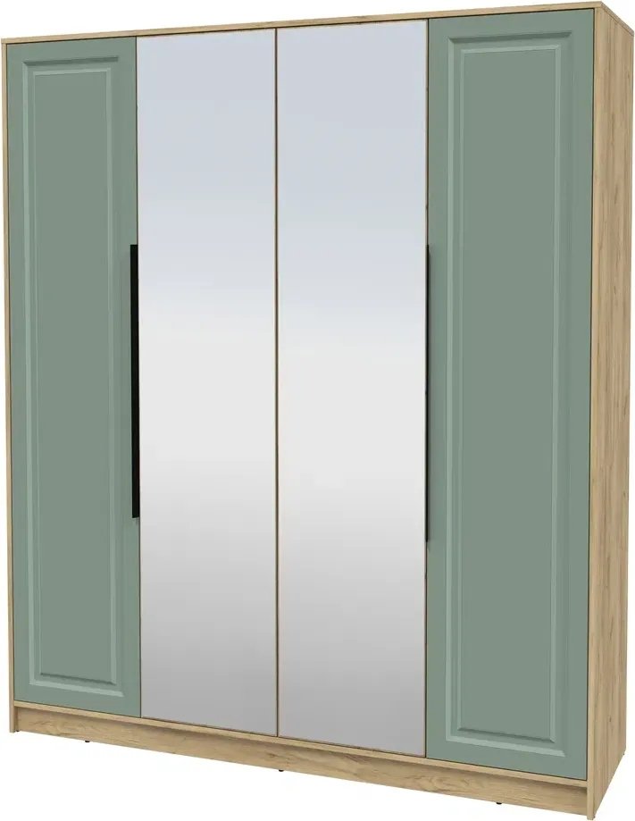 

Шкаф распашной Интерлиния Концепт КТ-Ш4з Деко (дуб золотой/мята)